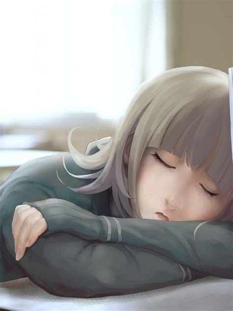 anime sleeping|anime sleepy girl.